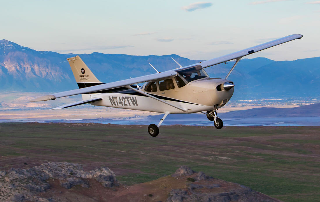 Cessna 172 РІ РїРѕР»С‘С‚Рµ